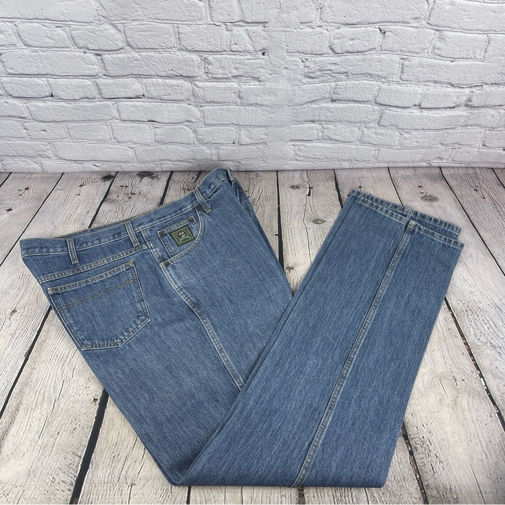 Cinch Jeans Men 38x36 (actual 38x37.5) Relaxed Fit Tapered Leg Denim Green Label